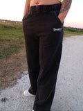 SHARLY Washed Wide Leg Joggers
